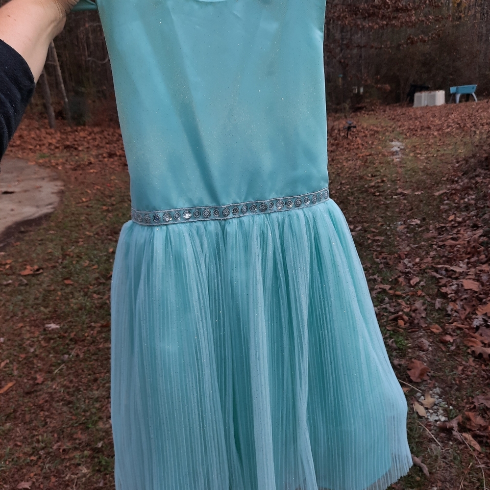 Nanette Kids formal dress pale turquoise size 16 girls - Picture 8 of 8